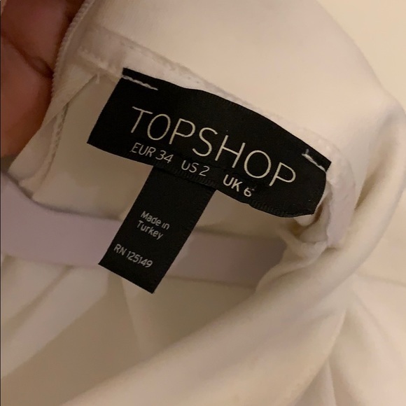 🛍 TOPSHOP MOCK NECK SHIRT - Picture 4 of 4